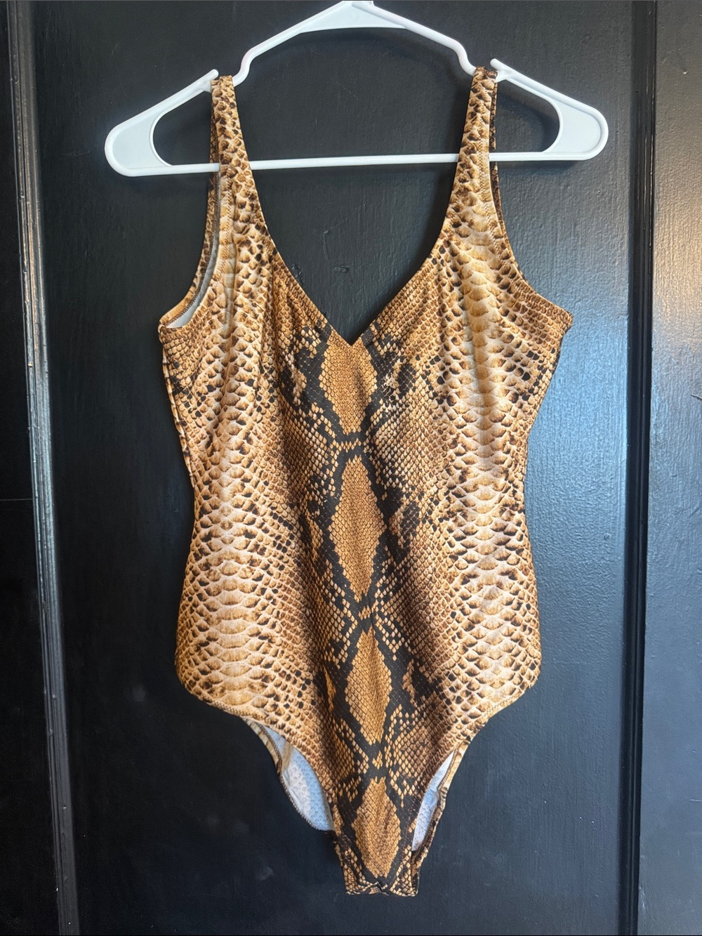 Vintage Moschino Snake Skin One Piece